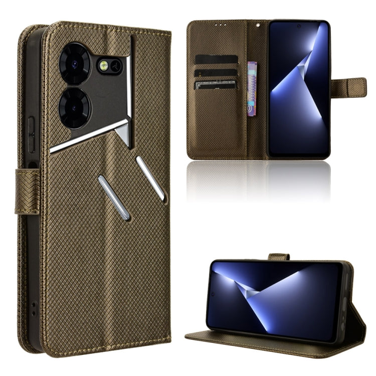 Diamond Texture Leather Phone Case, For Tecno Camon 20 Pro 5G, For Tecno Camon 20 Pro