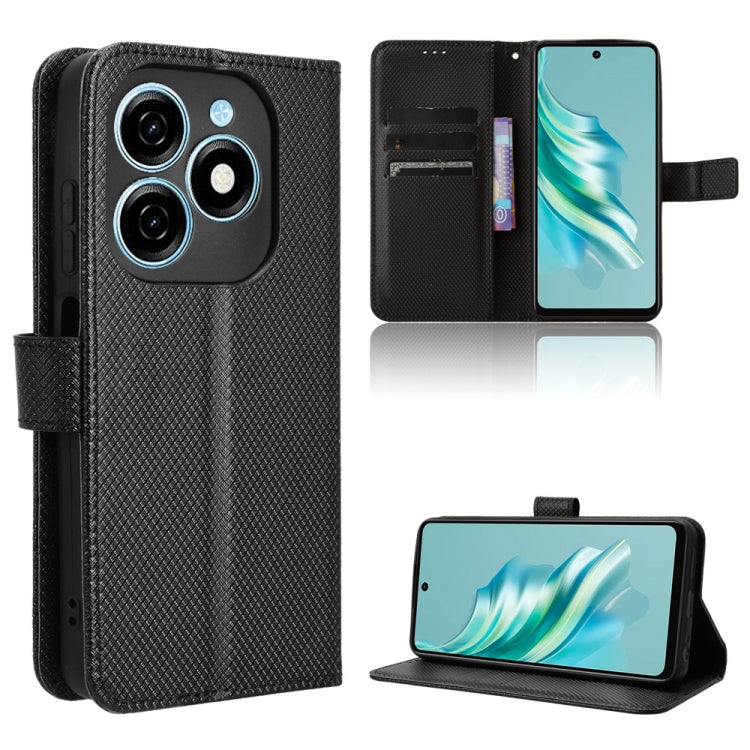Diamond Texture Leather Phone Case, For Tecno Camon 20 Pro 5G, For Tecno Camon 20 Pro
