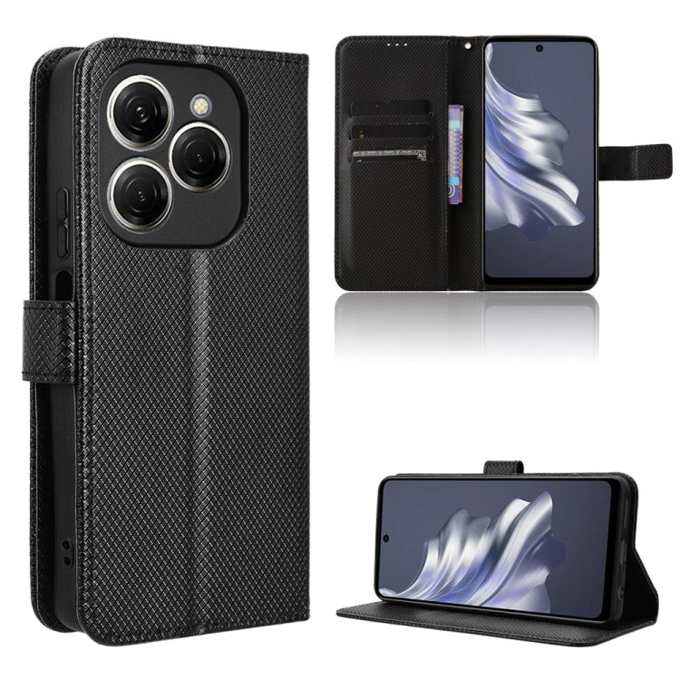 Diamond Texture Leather Phone Case, For Tecno Spark 20 4G, For Tecno Pova 5 Pro, For Tecno Pova Neo 3, For Tenco Pova 5
