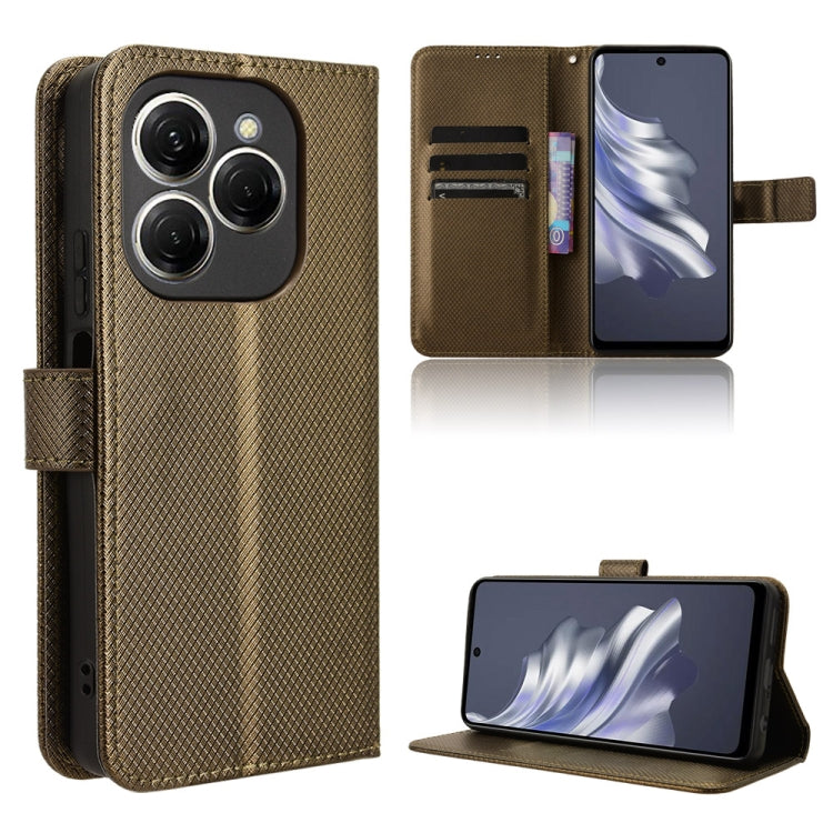 Diamond Texture Leather Phone Case, For Tecno Spark 20 4G, For Tecno Pova 5 Pro, For Tecno Pova Neo 3, For Tenco Pova 5