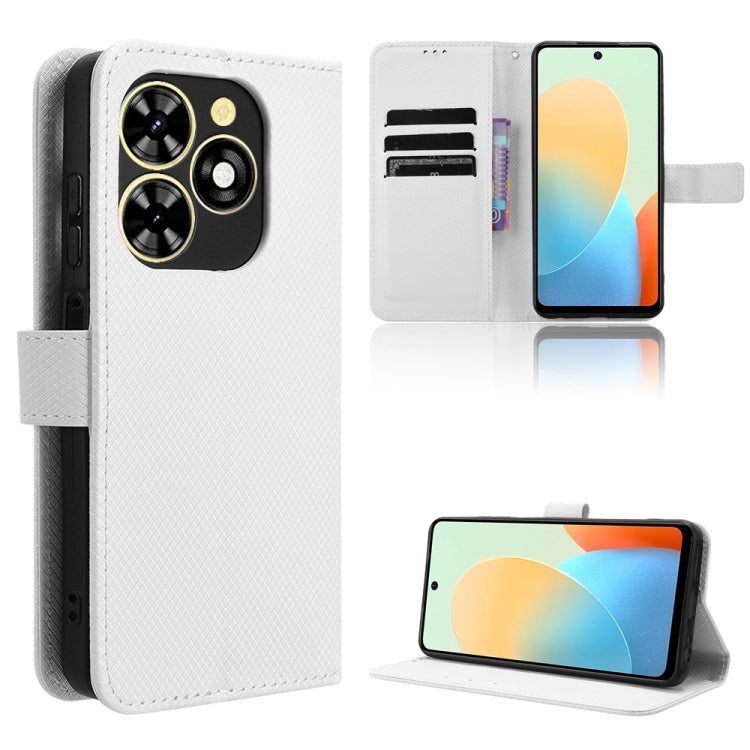Diamond Texture Leather Phone Case, For Tecno Spark 20 4G, For Tecno Pova 5 Pro, For Tecno Pova Neo 3, For Tenco Pova 5
