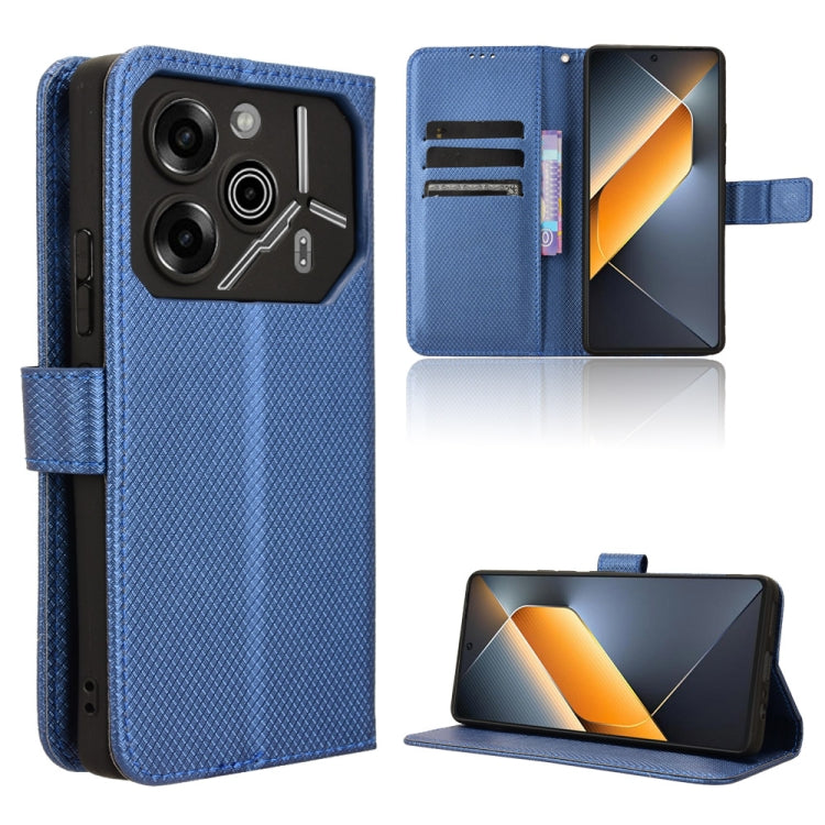 Diamond Texture Leather Phone Case, For Tecno Spark 20 Pro 4G, For Tecno Spark Go 2024, For Tecno Spark 20 4G, For Tecno Pova 5 Pro
