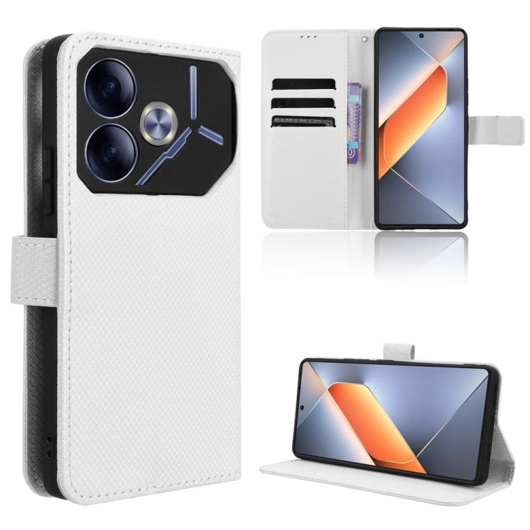 Diamond Texture Leather Phone Case, For Tecno Camon 30 Pro 5G, For Tecno Camon 30 5G / 4G, For Tecno Pova 6 Pro 5G, For Tecno Spark 20 Pro+ 4G