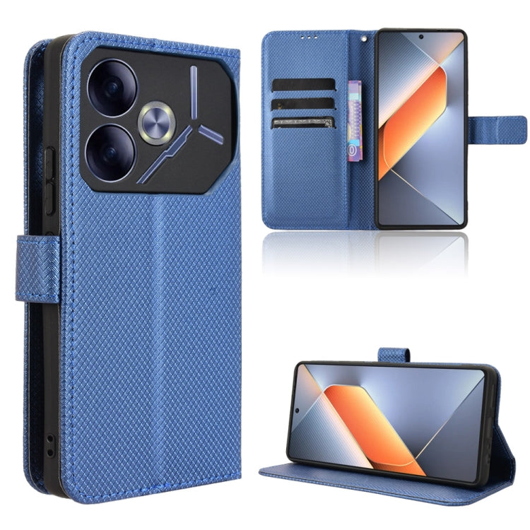 Diamond Texture Leather Phone Case, For Tecno Camon 30 Pro 5G, For Tecno Camon 30 5G / 4G, For Tecno Pova 6 Pro 5G, For Tecno Spark 20 Pro+ 4G