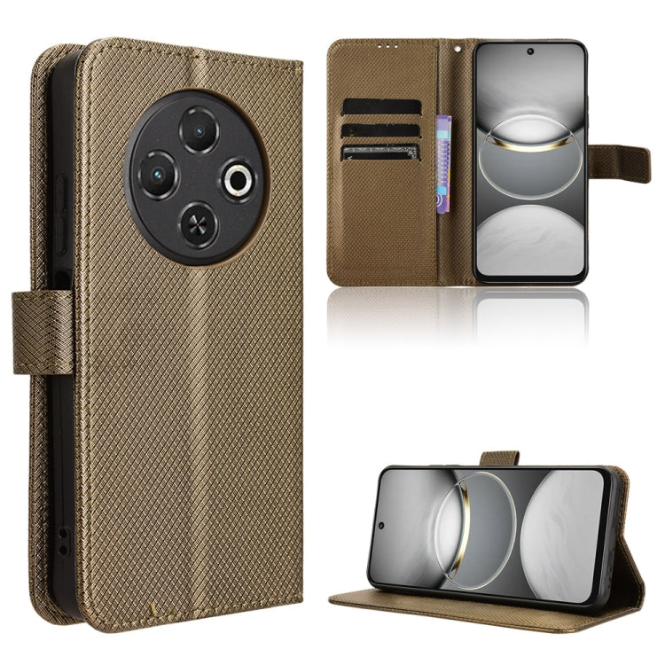 Diamond Texture Leather Phone Case, For Tecno Spark 20 Pro 5G, For Tecno Camon 30 Premier 5G, For Tecno Pova 6 Neo 4G, For Tecno Pova 6 4G