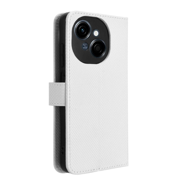 Diamond Texture Leather Phone Case, For Tecno Spark 20 Pro 5G, For Tecno Camon 30 Premier 5G, For Tecno Pova 6 Neo 4G, For Tecno Pova 6 4G