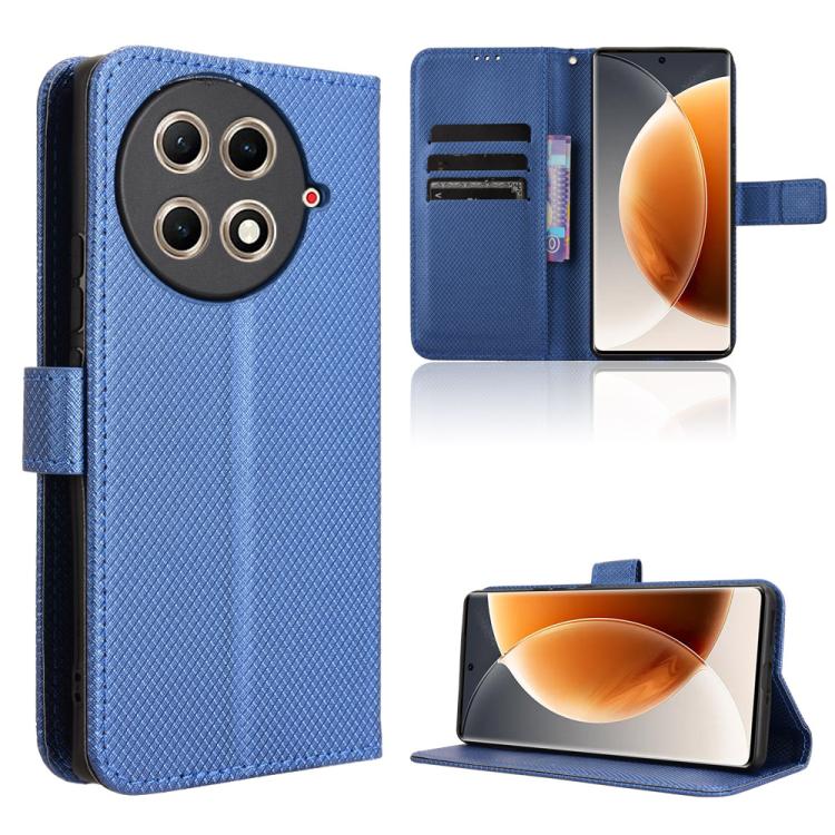 Diamond Texture Leather Phone Case, For Tecno Spark 30 Pro 4G, For Tecno Spark 30 4G, For Tecno Spark Go 1 / Pop 9 / Spark Go 2025, For Tecno Spark 30C 4G