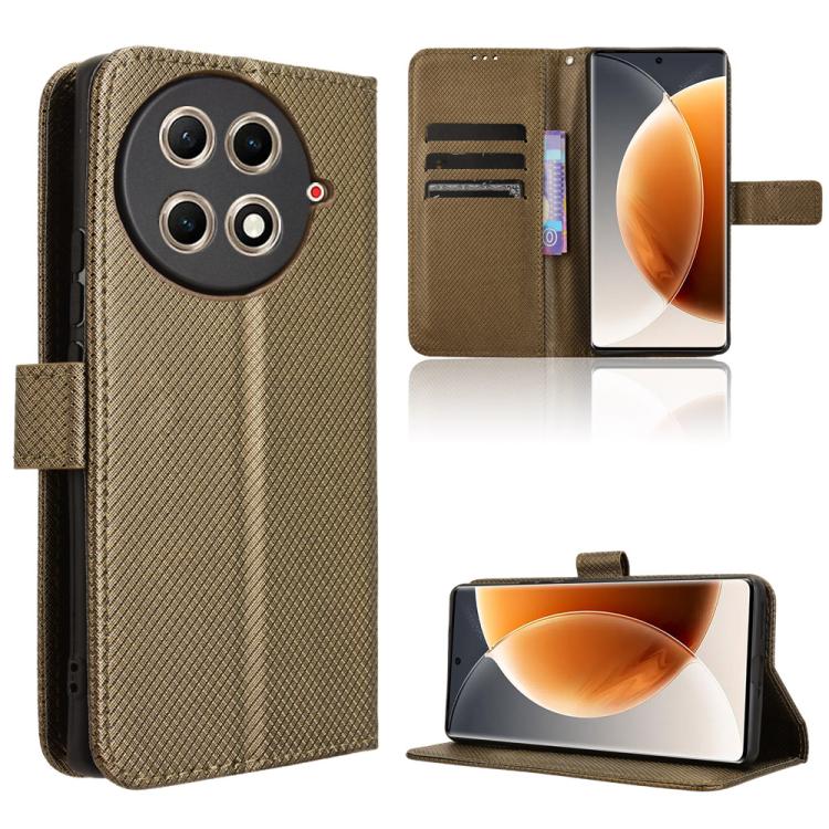 Diamond Texture Leather Phone Case, For Tecno Spark 30 Pro 4G, For Tecno Spark 30 4G, For Tecno Spark Go 1 / Pop 9 / Spark Go 2025, For Tecno Spark 30C 4G