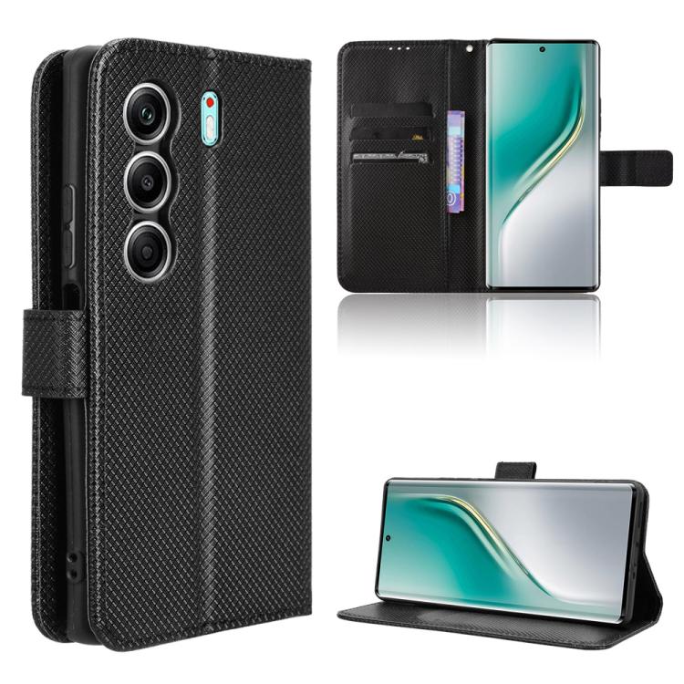 Diamond Texture Leather Phone Case, For Tecno Camon 40 Premier 5G, For Tecno Camon 40 4G, For Tecno Camon 30S 4G / 30S Pro 4G, For Tecno Pova 6 Neo 5G / Spark 30 5G