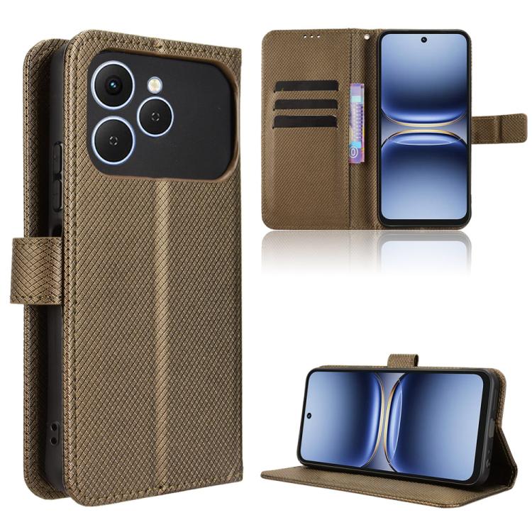 Diamond Texture Leather Phone Case, For Tecno Pova 7 4G, For Tecno Spark Go 2 4G, For Tecno Pova Curve 5G, For Tecno Camon 40 Pro 4G / 5G