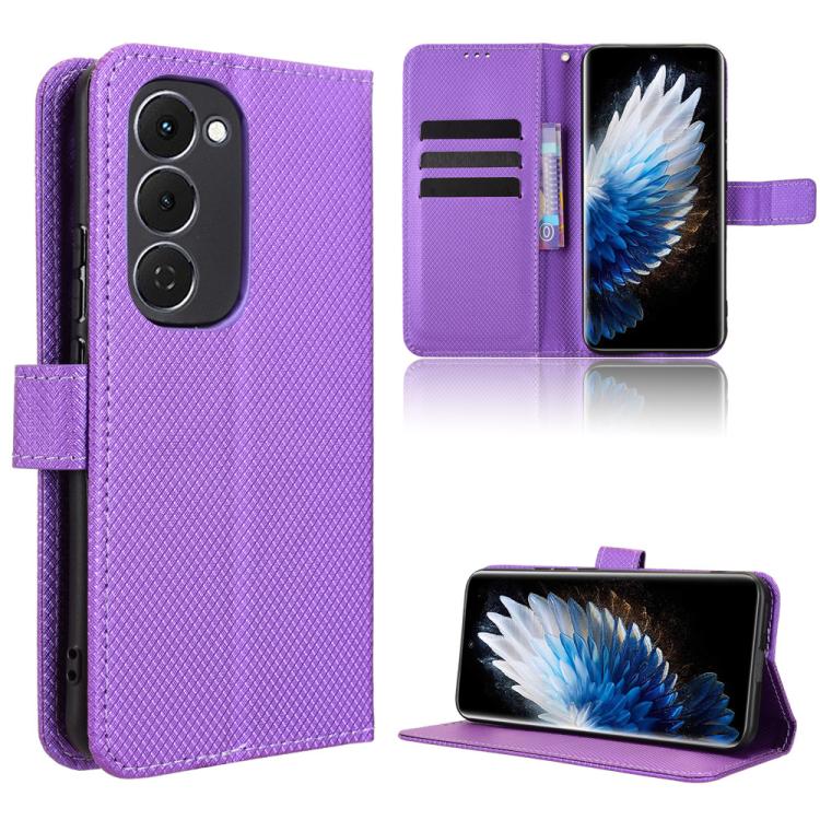 Diamond Texture Leather Phone Case, For Tecno Spark 40 Pro+ 4G, For Tecno Spark 40 Pro 4G, For Tecno Spark 40 4G, For Tecno Pova 7 Ultra 5G