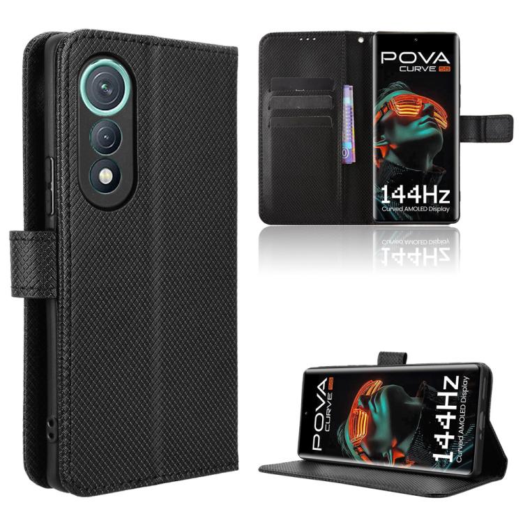 Diamond Texture Leather Phone Case, For Tecno Camon 40 Premier 5G, For Tecno Camon 40 4G, For Tecno Camon 30S 4G / 30S Pro 4G, For Tecno Pova 6 Neo 5G / Spark 30 5G