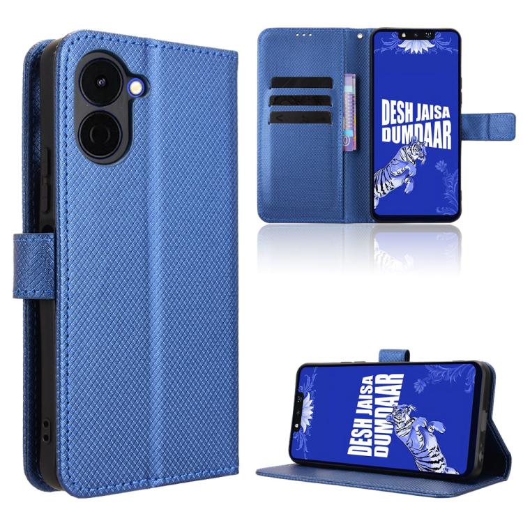 Diamond Texture Leather Phone Case, For Tecno Spark Slim, For Tecno Spark 40C, For Tecno Pova 7 Pro 5G, For Tecno Pova 7 5G
