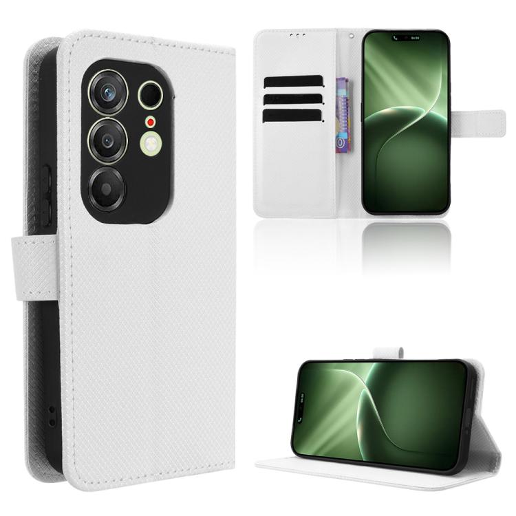 Diamond Texture Leather Phone Case, For Tecno Spark Slim, For Tecno Spark 40C, For Tecno Pova 7 Pro 5G, For Tecno Pova 7 5G