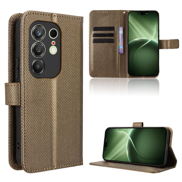Diamond Texture Leather Phone Case, For Tecno Spark Slim, For Tecno Spark 40C, For Tecno Pova 7 Pro 5G, For Tecno Pova 7 5G
