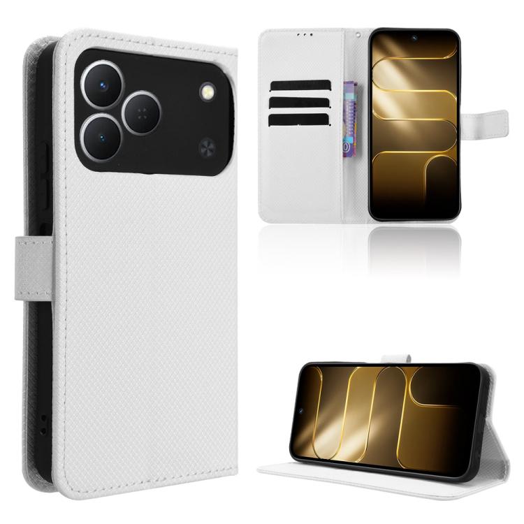 Diamond Texture Leather Phone Case, For Tecno Pova Curve 2 5G, For Tecno Camon 50 Pro 4G, For Tecno Camon 50 4G, For Tenco Spark Go 3