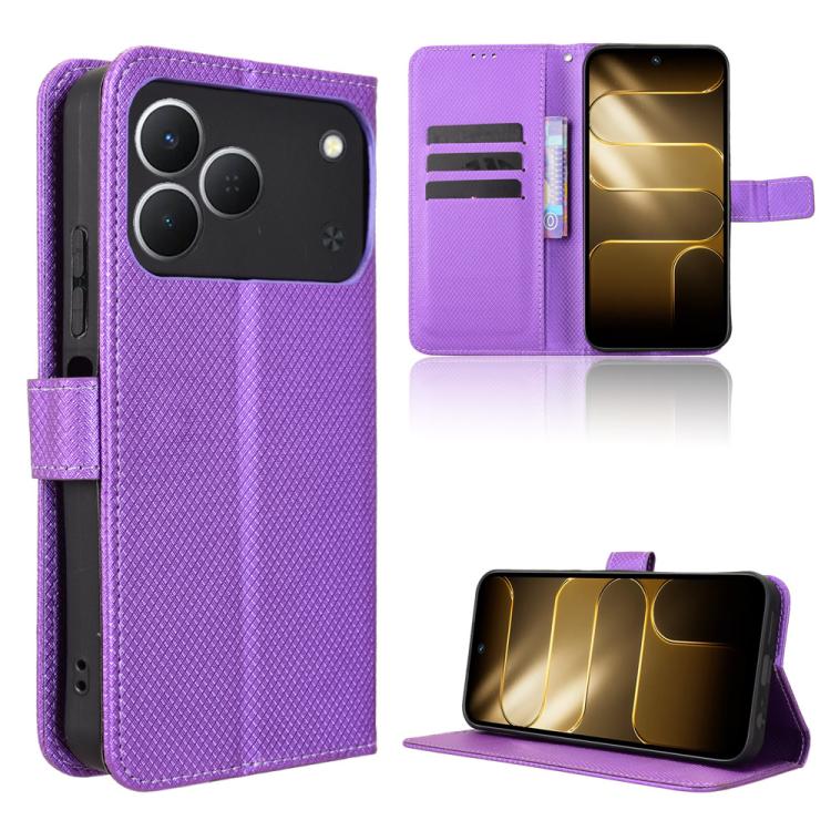 Diamond Texture Leather Phone Case, For Tecno Pova Curve 2 5G, For Tecno Camon 50 Pro 4G, For Tecno Camon 50 4G, For Tenco Spark Go 3