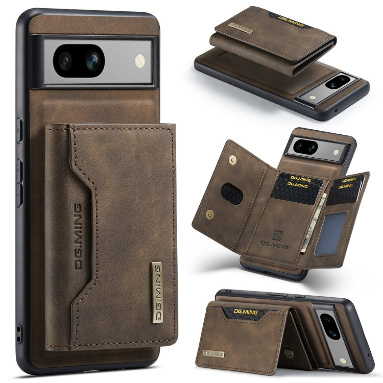 DG.MING M2 Series 3-Fold Multi Card Bag + Magnetic Phone Case, For Google Pixel 8a, For Google Pixel 7a, For Google Pixel 6