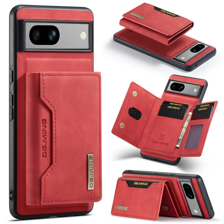 DG.MING M2 Series 3-Fold Multi Card Bag + Magnetic Phone Case, For Google Pixel 8a, For Google Pixel 7a, For Google Pixel 6