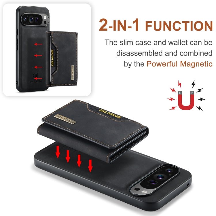 DG.MING M2 Series 3-Fold Multi Card Bag + Magnetic Phone Case, For Google Pixel 8a, For Google Pixel 7a, For Google Pixel 6