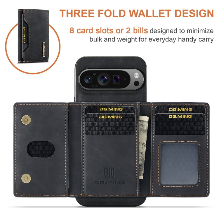 DG.MING M2 Series 3-Fold Multi Card Bag + Magnetic Phone Case, For Google Pixel 8a, For Google Pixel 7a, For Google Pixel 6