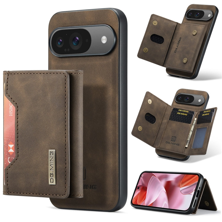 DG.MING M2 Series 3-Fold Multi Card Bag + Magnetic Phone Case, For Google Pixel 10a, For Google Pixel 9a, For Google Pixel 9 Pro XL, For Google Pixel 9 / 9 Pro