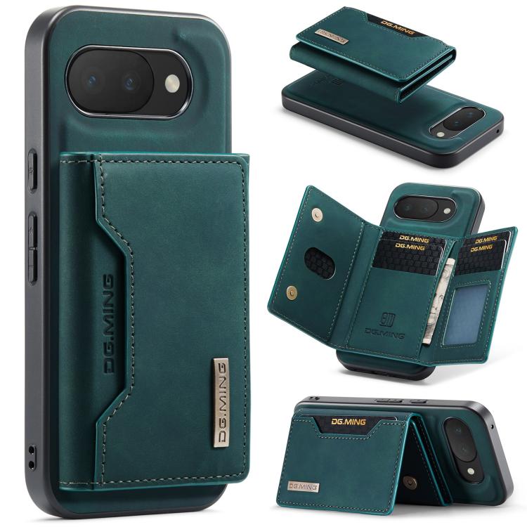 DG.MING M2 Series 3-Fold Multi Card Bag + Magnetic Phone Case, For Google Pixel 10a, For Google Pixel 9a, For Google Pixel 9 Pro XL, For Google Pixel 9 / 9 Pro