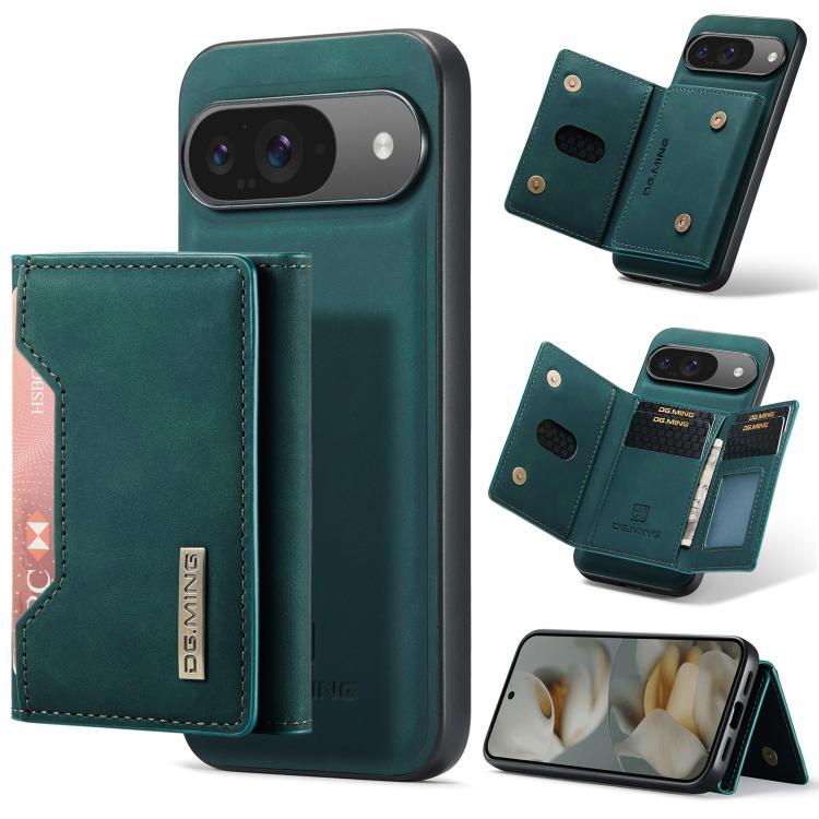 DG.MING M2 Series 3-Fold Multi Card Bag + Magnetic Phone Case, For Google Pixel 10a, For Google Pixel 9a, For Google Pixel 9 Pro XL, For Google Pixel 9 / 9 Pro