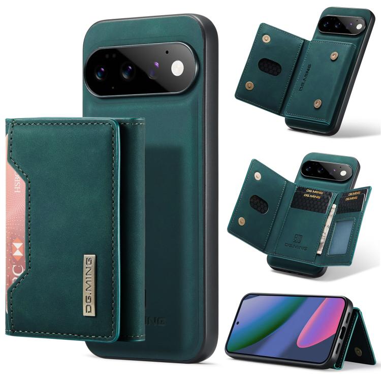 DG.MING M2 Series 3-Fold Multi Card Bag + Magnetic Phone Case, For Google Pixel 10a, For Google Pixel 9a, For Google Pixel 9 Pro XL, For Google Pixel 9 / 9 Pro