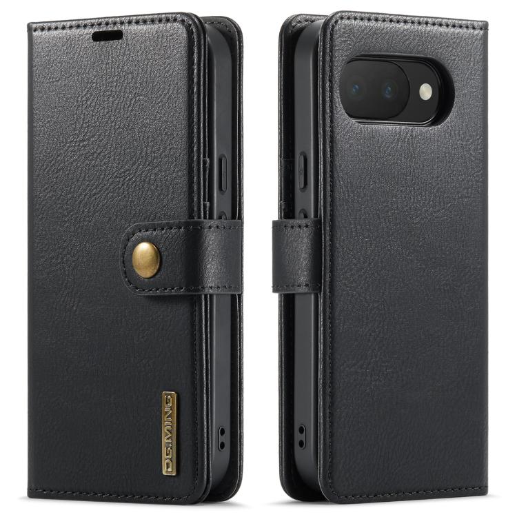DG.MING Crazy Horse Texture Detachable Magnetic Leather Phone Case, For Google Pixel 10a, For Google Pixel 9a, For Google Pixel 8a, For Google Pixel 8 Pro