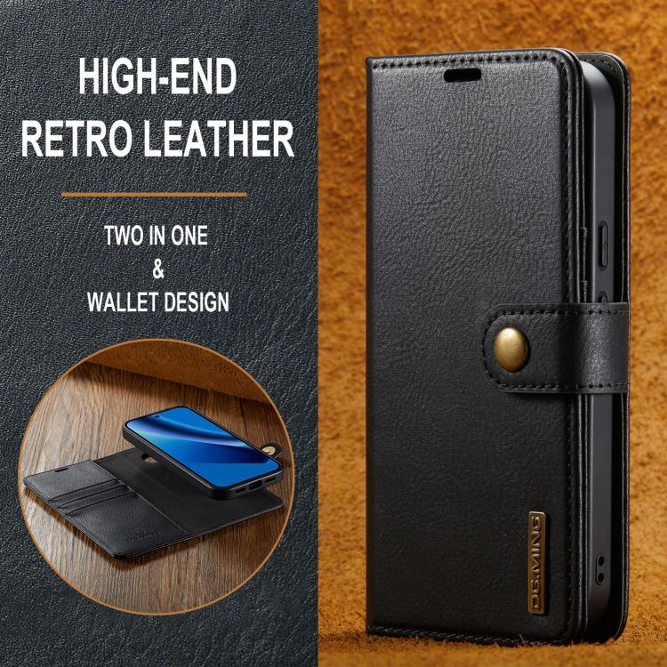 DG.MING Crazy Horse Texture Detachable Magnetic Leather Phone Case, For Google Pixel 10a, For Google Pixel 9a, For Google Pixel 8a, For Google Pixel 8 Pro