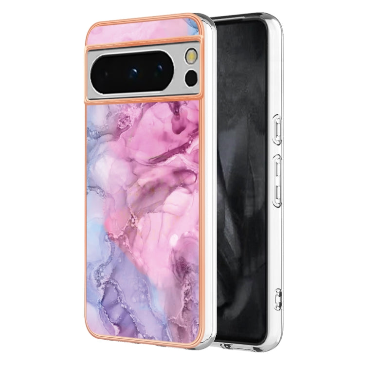 Electroplating Marble Dual-side IMD Phone Case, For Google Pixel 9 Pro XL, For Google Pixel 9 / 9 Pro, For Google Pixel 8a, For Google Pixel 8 Pro