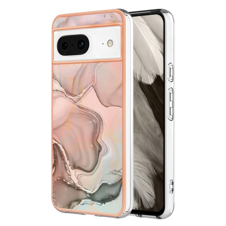 Electroplating Marble Dual-side IMD Phone Case, For Google Pixel 8, For Google Pixel 7a