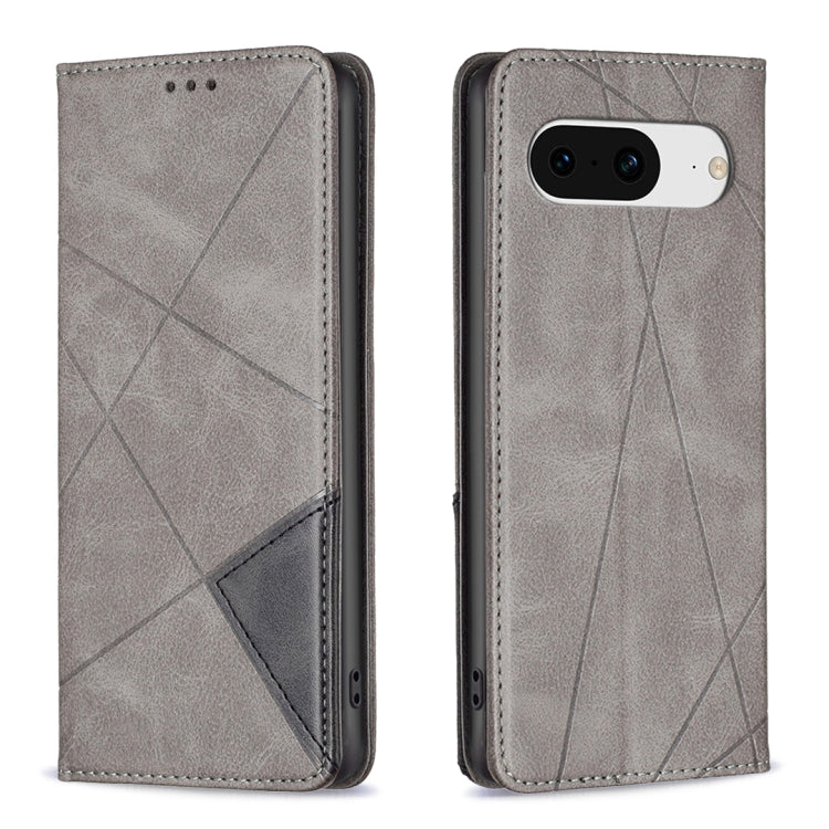 Rhombus Texture Magnetic Leather Phone Case, For Google Pixel 8 Pro, For Google Pixel 8
