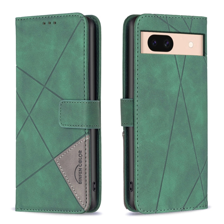 Magnetic Buckle Rhombus Texture Leather Phone Case, For Google Pixel 8a, For Google Pixel 8 Pro, For Google Pixel 8