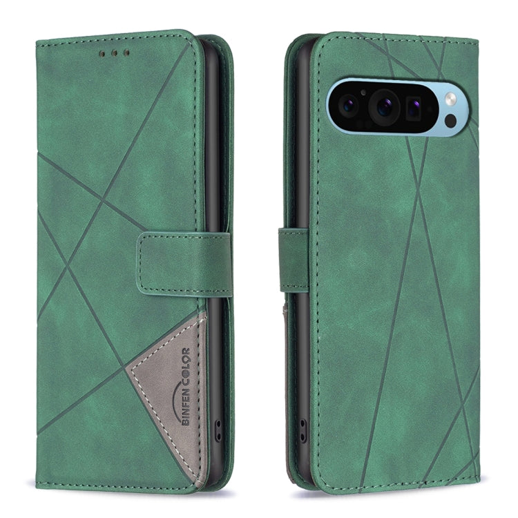 Magnetic Buckle Rhombus Texture Leather Phone Case, For Google Pixel 8a, For Google Pixel 8 Pro, For Google Pixel 8