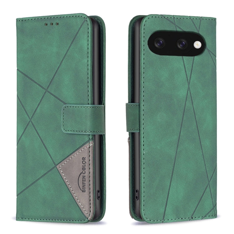 Magnetic Buckle Rhombus Texture Leather Phone Case, For Google Pixel 10a, For Google Pixel 9A, For Google Pixel 9 Pro, For Google Pixel 9