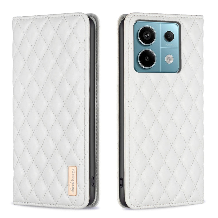 Diamond Lattice Magnetic Leather Flip Phone Case, For Xiaomi Redmi Note 13 Pro+ 5G, For Xiaomi Redmi Note 13 Pro 5G, For Xiaomi 13T / 13T Pro / Redmi K60 Ultra, For Xiaomi Redmi K70 / K70 Pro