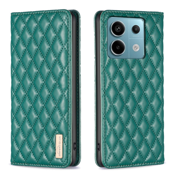 Diamond Lattice Magnetic Leather Flip Phone Case, For Xiaomi Redmi Note 13 Pro+ 5G, For Xiaomi Redmi Note 13 Pro 5G, For Xiaomi 13T / 13T Pro / Redmi K60 Ultra, For Xiaomi Redmi K70 / K70 Pro