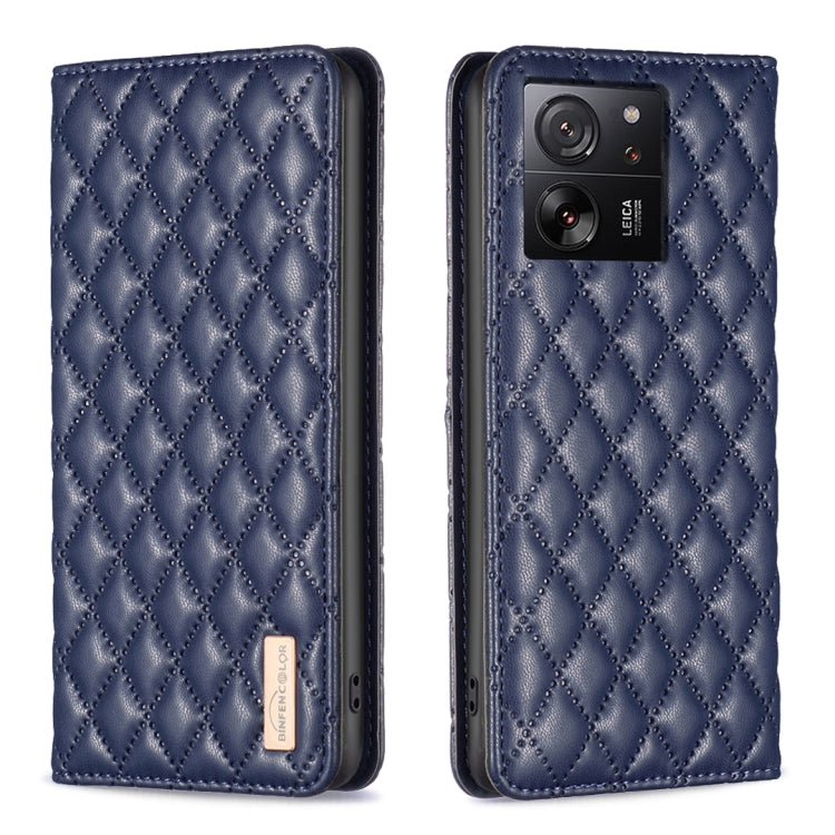 Diamond Lattice Magnetic Leather Flip Phone Case, For Xiaomi Redmi Note 13 Pro+ 5G, For Xiaomi Redmi Note 13 Pro 5G, For Xiaomi 13T / 13T Pro / Redmi K60 Ultra, For Xiaomi Redmi K70 / K70 Pro