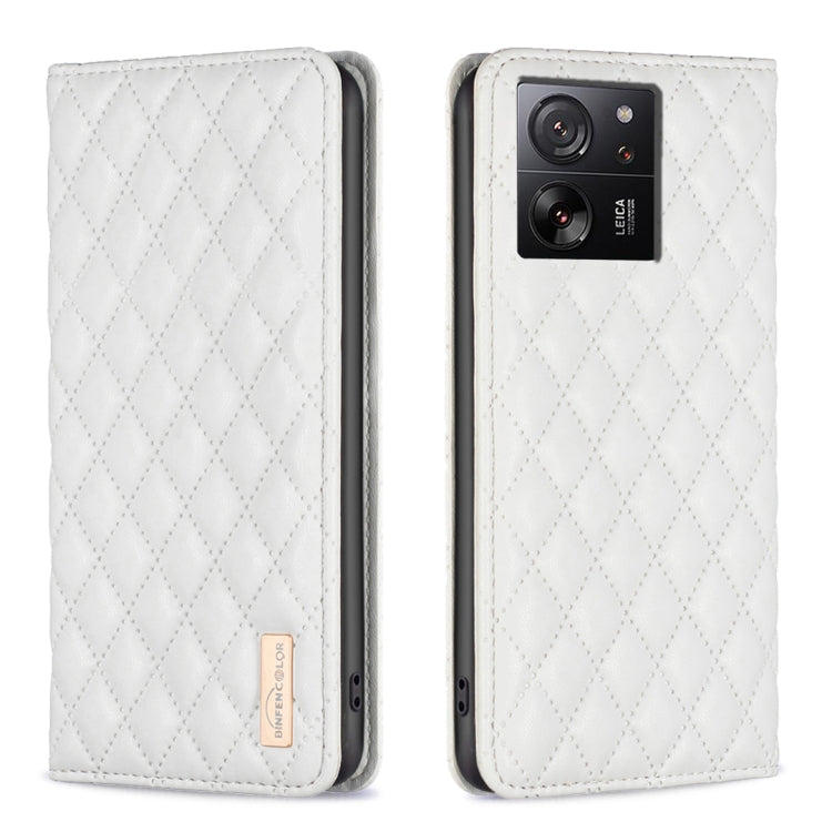 Diamond Lattice Magnetic Leather Flip Phone Case, For Xiaomi Redmi Note 13 Pro+ 5G, For Xiaomi Redmi Note 13 Pro 5G, For Xiaomi 13T / 13T Pro / Redmi K60 Ultra, For Xiaomi Redmi K70 / K70 Pro