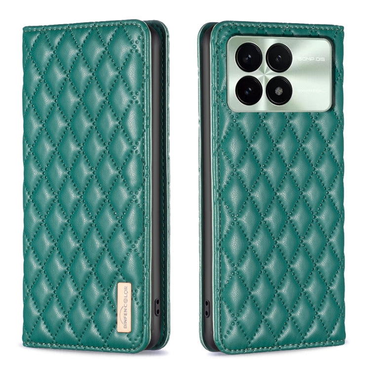 Diamond Lattice Magnetic Leather Flip Phone Case, For Xiaomi Redmi Note 13 Pro+ 5G, For Xiaomi Redmi Note 13 Pro 5G, For Xiaomi 13T / 13T Pro / Redmi K60 Ultra, For Xiaomi Redmi K70 / K70 Pro
