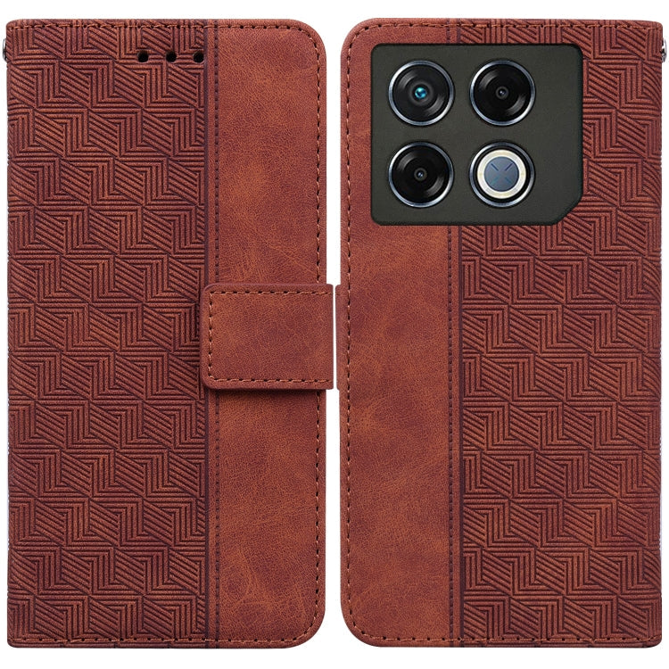 Geometric Embossed Leather Phone Case, For Infinix Note 40 5G, For Infinix GT 20 Pro, For Infinix Note 40 Pro 5G / 40 Pro 4G, For Infinix Note 40 Pro+