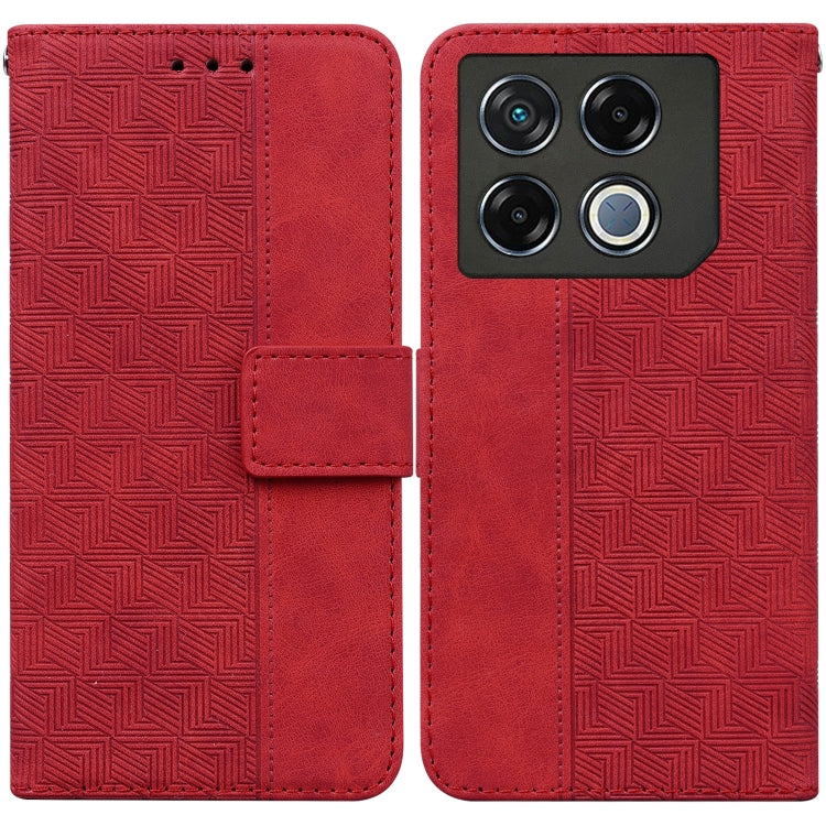 Geometric Embossed Leather Phone Case, For Infinix Note 40 5G, For Infinix GT 20 Pro, For Infinix Note 40 Pro 5G / 40 Pro 4G, For Infinix Note 40 Pro+
