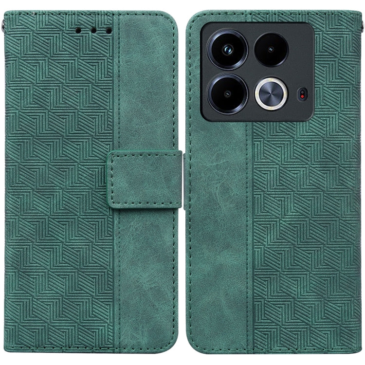 Geometric Embossed Leather Phone Case, For Infinix Note 40 4G, For Infinix Hot 40 / 40 Pro, For Infinix Smart 7 India / 7 Plus, For Infinix Smart 7 HD