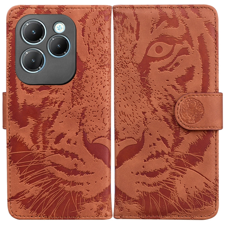 Tiger Embossing Pattern Flip Leather Phone Case, For Infinix Note 40 4G, For Infinix Hot 40 / 40 Pro, For Infinix Smart 7 India/7 Plus, For Infinix Smart 7 HD