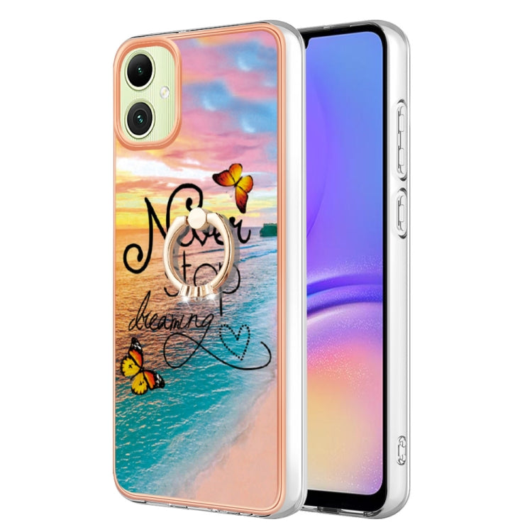 Electroplating IMD TPU Phone Case with Ring, For Samsung Galaxy A55 5G, For Samsung Galaxy A35 5G, For Samsung Galaxy A15 5G, For Samsung Galaxy A05