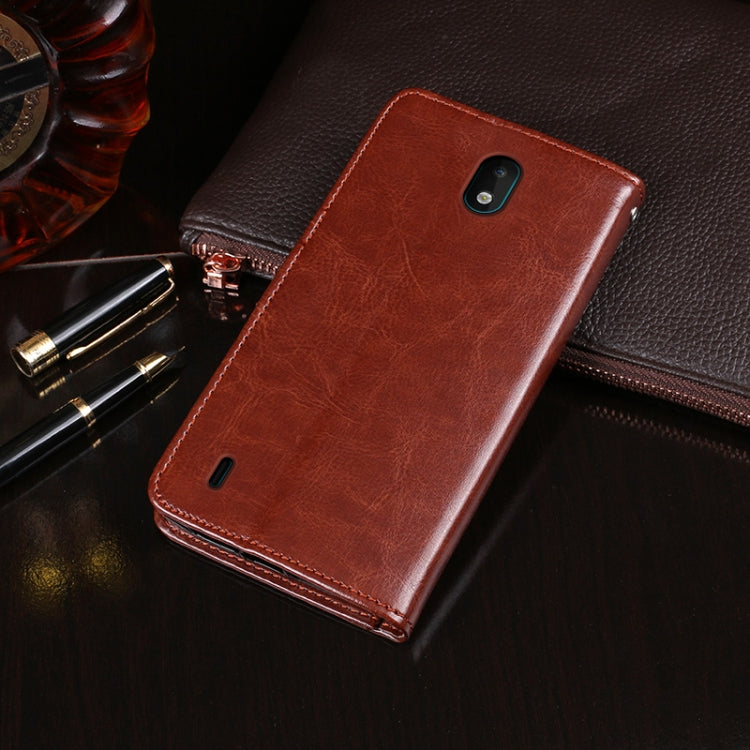 idewei 30053A Crazy Horse Texture Horizontal Flip Leather Case with Holder & Card Slots & Wallet, For Nokia 1.3, For Nokia 5.3, For OPPO A12