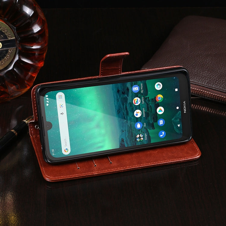 idewei 30053A Crazy Horse Texture Horizontal Flip Leather Case with Holder & Card Slots & Wallet, For Nokia 1.3, For Nokia 5.3, For OPPO A12