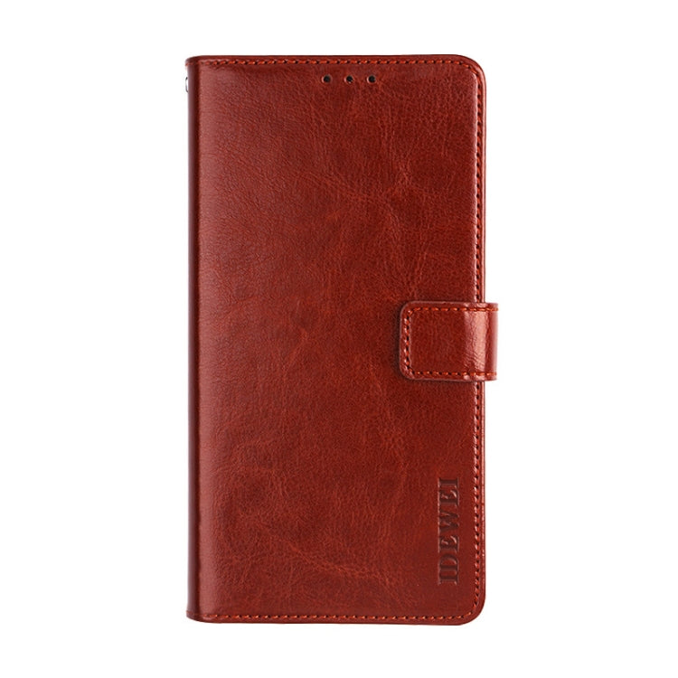 idewei 30053A Crazy Horse Texture Horizontal Flip Leather Case with Holder & Card Slots & Wallet, For Xiaomi Mi 10 Lite